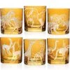 Scully & Scully Artel Safari Double Old Fashioned In Amber -Tabletop Shop unnamed file 117