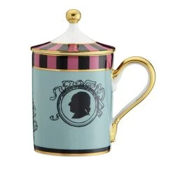 Ginori Cirque Des Merveilles Rose Covered Mug
