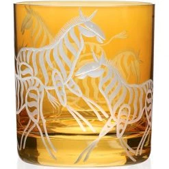 Scully & Scully Artel Safari Double Old Fashioned In Amber -Tabletop Shop unnamed file 120