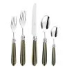 Capdeco Diana Stone Stainless Steel 5-Piece Place Setting