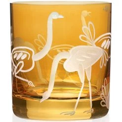 Scully & Scully Artel Safari Double Old Fashioned In Amber -Tabletop Shop unnamed file 122