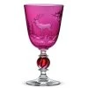 Scully & Scully American Animals Crystal Wine Goblets, Ruby