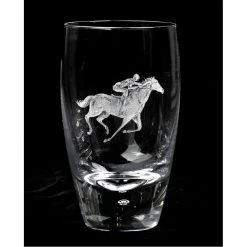 Pickard Horse & Jockey Crystal