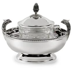 Christofle Malmaison Silverplated Caviar Server