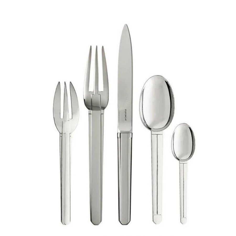 Puiforcat Guethary Stainless Steel Flatware 8 Puiforcat Guethary Stainless Steel Flatware - Image 6