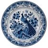 Royal Delft Blue Peacock Plate