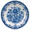 Royal Delft Blue Plate With Flowers