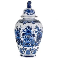 Royal Delft Blue Flowers Lidded Jar