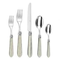 Capdeco Diana Marble Stainless Steel 5-Piece Place Setting