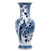 Royal Delft Blue Peacock Bud Vase