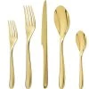 Christofle L'Ame Gold Stainless Steel 5-Piece Place Setting
