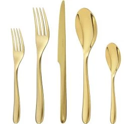 Christofle L'Ame Gold Stainless Steel 5-Piece Place Setting