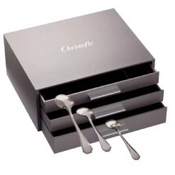 Christofle Jardin D'Eden Sterling Silver 110-Piece Set With Chest
