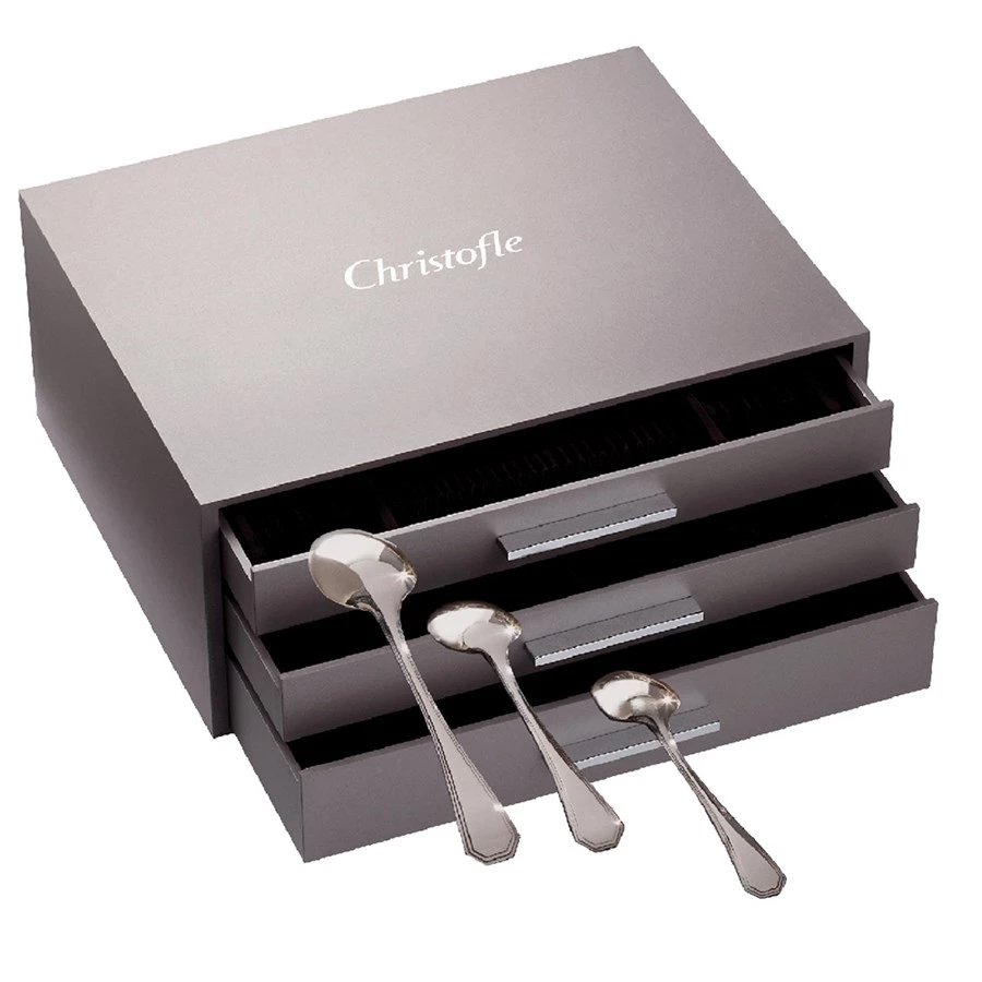 Christofle Jardin D'Eden Sterling Silver 110-Piece Set With Chest 3 Christofle Jardin D'Eden Sterling Silver 110-Piece Set With Chest