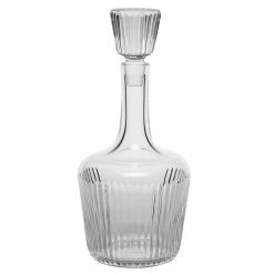 Moser Scully And Scully Luxury Crystal Decanter, Clear