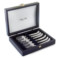 Scully & Scully Pistol Handle Forks, Set Of Six