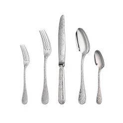 Christofle Jardin D'Eden Sterling Silver 5-Piece Place Setting