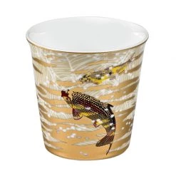 Bernardaud Eaux D'Or Tumbler With Scented Candle