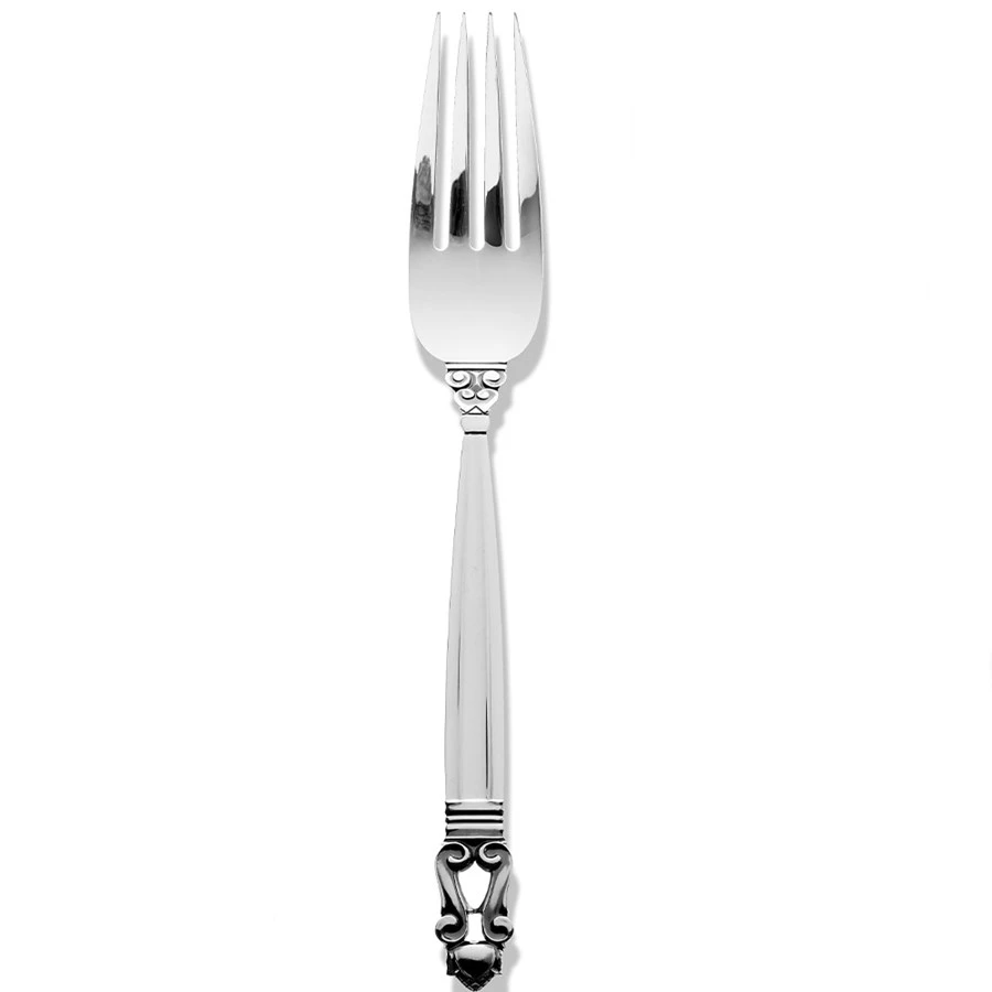 Georg Jensen Acorn Sterling Silver Flatware 6 Georg Jensen Acorn Sterling Silver Flatware - Image 4