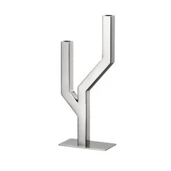Christofle Arborescence Stainless Steel Candelabra