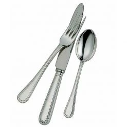 Buccellati Feather Edge Sterling Silver 5-Piece Place Setting