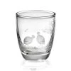 Queen Lace Crystal Liqueur/Shot Glasses, American Wildlife