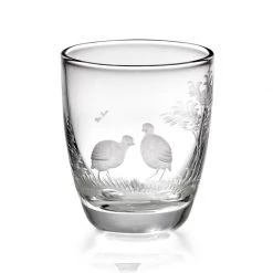 Queen Lace Crystal Liqueur/Shot Glasses, American Wildlife