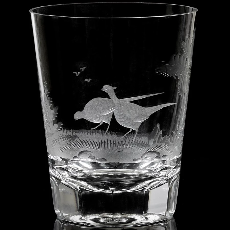 Queen Lace Crystal Slanted Double Old Fashioned, American Wildlife 5 Queen Lace Crystal Slanted Double Old Fashioned, American Wildlife - Image 3