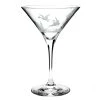 Queen Lace Crystal Vino Grande Martini Glass, American Wildlife