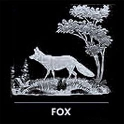 Queen Lace Crystal Sherry/Tequila Glass, American Wildlife