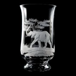 Queen Lace Crystal Hurricane With Elephant