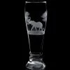 Queen Lace Crystal Pilsner Glass, African Wildlife