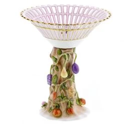 Herend Rothschild Bird Openwork Jardiniere