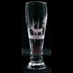 Queen Lace Crystal Pilsner Glass, American Wildlife -Tabletop Shop unnamed file 2032