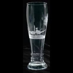 Queen Lace Crystal Pilsner Glass, American Wildlife -Tabletop Shop unnamed file 2037