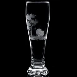 Queen Lace Crystal Pilsner Glass, American Wildlife -Tabletop Shop unnamed file 2039