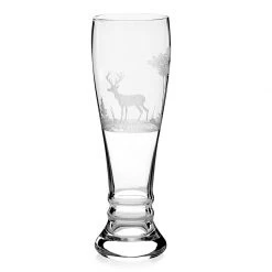 Queen Lace Crystal Pilsner Glass, American Wildlife -Tabletop Shop unnamed file 2041
