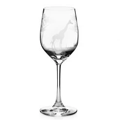 Queen Lace Crystal Vino Grande Water Glass, African Wildlife -Tabletop Shop unnamed file 2054
