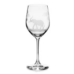 Queen Lace Crystal Vino Grande Water Glass, African Wildlife -Tabletop Shop unnamed file 2060