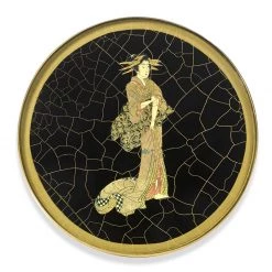 Scully & Scully Japanese Round Glass Coasters