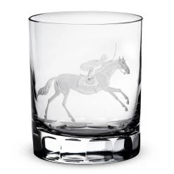 Queen Lace Crystal Old Fashioned Glasses, Racehorses -Tabletop Shop unnamed file 2079