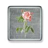 Scully & Scully Flower Square Glass Coasters