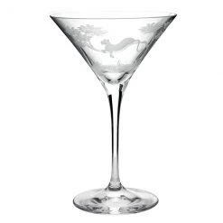 Queen Lace Crystal Vino Grande Martini Glass, African Wildlife -Tabletop Shop unnamed file 2101