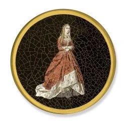 Scully & Scully Historic Costumes Round Glass Coasters -Tabletop Shop unnamed file 2109