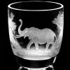 Queen Lace Crystal Liqueur / Shot Glass, African Wildlife -Tabletop Shop unnamed file 2110