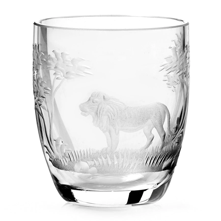 Queen Lace Crystal Liqueur / Shot Glass, African Wildlife 5 Queen Lace Crystal Liqueur / Shot Glass, African Wildlife - Image 3