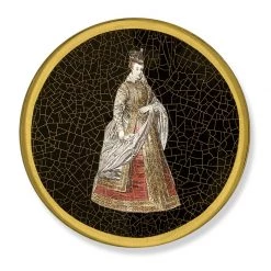 Scully & Scully Historic Costumes Round Glass Coasters -Tabletop Shop unnamed file 2118