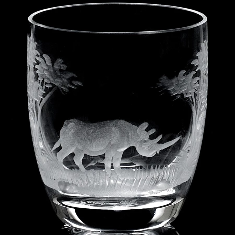 Queen Lace Crystal Liqueur / Shot Glass, African Wildlife 10 Queen Lace Crystal Liqueur / Shot Glass, African Wildlife - Image 8