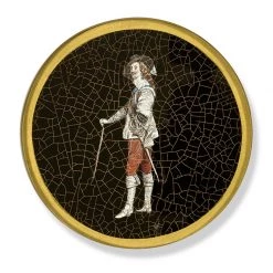 Scully & Scully Historic Costumes Round Glass Coasters -Tabletop Shop unnamed file 2125