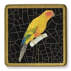 Scully & Scully Tropical Songbirds Glass Coasters -Tabletop Shop unnamed file 2134